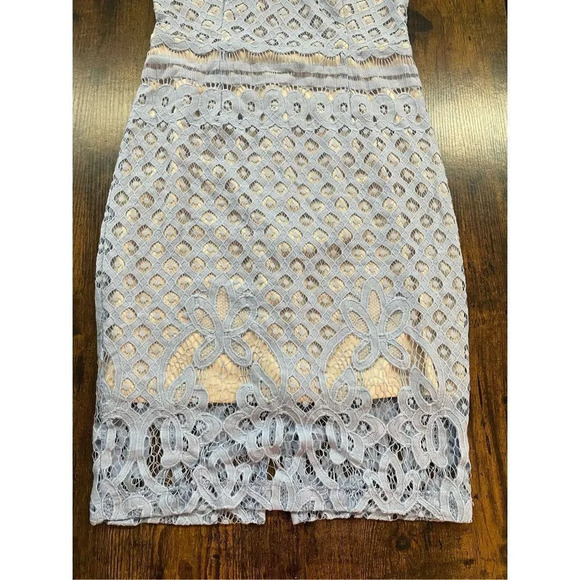 Lulus Steal A Kiss Lace Halter Mini Dress Size S - Picture 15 of 15
